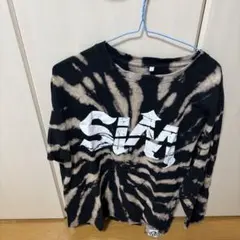 SiM ロンT Lサイズ ダイダイ柄BEWARE TOUR 2022