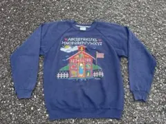 Hanes ネイビースウェット Lサイズ　アメリカ製　80sヴィンテージ