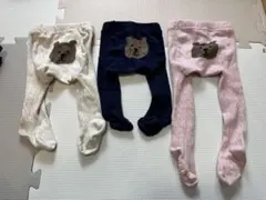 くまけつタイツ　gapタイツ
