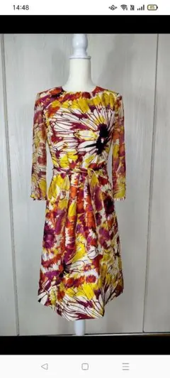 日本製 GEORGES RECH ジョルジュレッシュ ワンピース 総柄