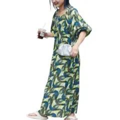 チャオパニックティピー／アフリカン柄ロングワンピース 2way