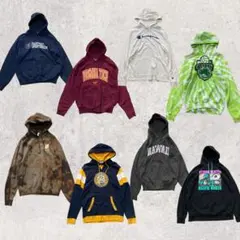 パーカー まとめ売り アソート 8枚セット M〜L相当