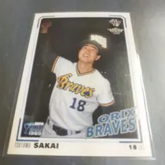 酒井勉 オリックス・ブレーブス BBM TIME TRAVEL 1989