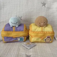 『すみっコぐらし空の王国とふたりのコ』 　とかげ　とんかつ　宝箱ぬいぐるみポーチ
