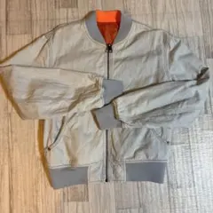m*a様 ライトグレー ボンバージャケット DIESEL 希少品 美品