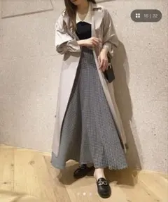 SNIDEL Sustainableグロストレンチコートのサムネイル