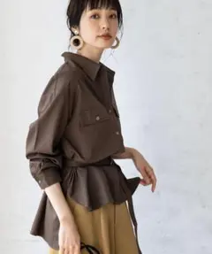TIENS ecout サファリシャツのサムネイル