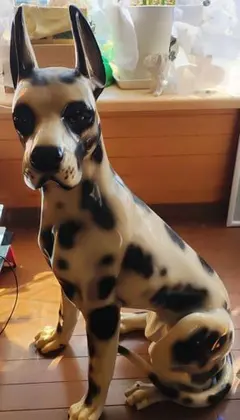 グレートデン 大型 犬の置物 陶器 ヴィンテージ 大きい 90cm グレートデン 大型 犬の置物 陶器 ヴィンテージ 大きい 90cm - メルカリ
