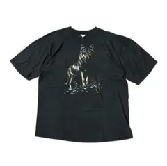 Wolf Tee Animal Tee ウルフ 狼 アニマルTシャツ FADE
