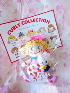 ❤カーリーコレクション☆ハローキティ＆いちごちゃん マスコットチャーム♪❤
