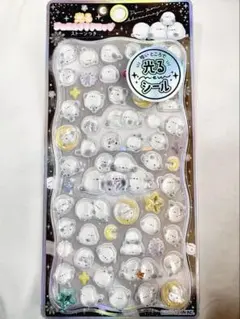 シマエナガ　光るジュエルプチドロップ シール　カミオジャパン　正規品