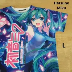 初音ミク ボーカロイド 大判イラスト 公式Tシャツ