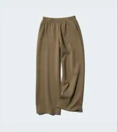 UNIQLO ドライスウェットワイドパンツ　オリーブ　Ｍサイズ