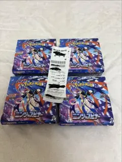 ポケモンカードゲームニンジャスピナーペリなし4BOX