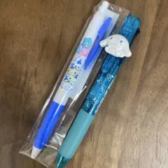 シナモロール　ボールペン　コラボ　非売品　レア　サンリオ　シナモンロール