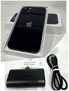 iPhone13 512GB ミッドナイト& ANKER モバイルバッテリー付き iPhone13 512GB ミッドナイト& ANKER モバイルバッテリー付き - メルカリ