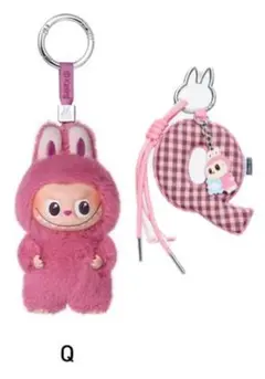 靴*ラ様 POP MART PIN FOR LOVEラブブ イニシャル 【Ｑ】セ