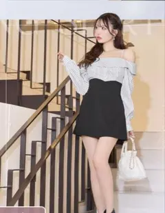 ドッキングシャツワンピース　Mサイズ