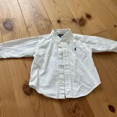 Ralph Lauren 24M ホワイト長袖シャツ