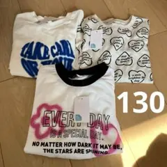 新品　女児　ロンT 3枚セット　130cm