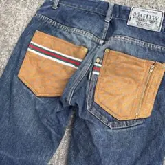 OLD GUESS デニム USA製 90s 極太 バギー 刺繍 当時物 W42 - メルカリ