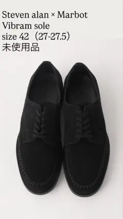 Marbot×StevenAlan モカシンレースアップシューズ