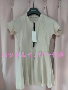 ♡新品♡しっかりカップ付き水着ワンピース L インナーパンツ付き
