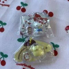サンリオキャラクターズ パッケージチャーム＆チョコボーロ　プリン　キティ
