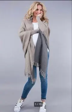 【セラフィン】リバーシブルショール （マタニティ・授乳ケープ対応）