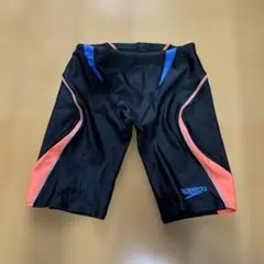 speedo 競泳水着 ブラック/オレンジ150