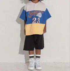 OCEAN&GROUND ユニホームリメイク風Tシャツ 80サイズのサムネイル