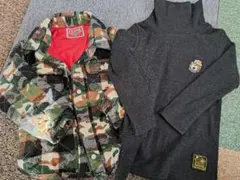 迷彩柄フランネルシャツジャケット