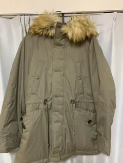 ファー付き モッズコート カーキのサムネイル