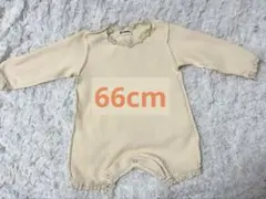 BBAMMA ワッフルロンパース 66cm アイボリー　セレモニードレス