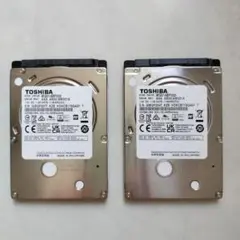 【ほぼ新品】TOSHIBA MQ01ABF032 320GB HDD 2個セット