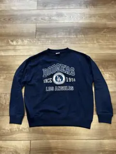 ロサンゼルス・ドジャースのネイビー色トレーナー