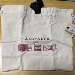 ふくにゃんレトロ エコバッグ ふくふくにゃんこ　未使用