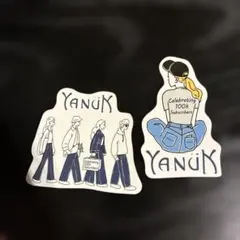 大特価！早い者勝ち！ 非売品　YANUK ステッカー 2枚セット