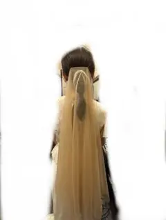 ウェディングベール　ベージュ　アンテリーベ　Amtteliebe