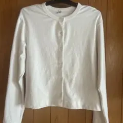 ユニクロ　UVカットジャージークルーネックカーディガン　Lサイズ
