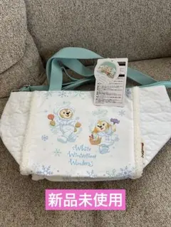 ダッフィー　ディズニーシー　ホワイトウィンタータイムワンダーズ　ショルダーバッグ