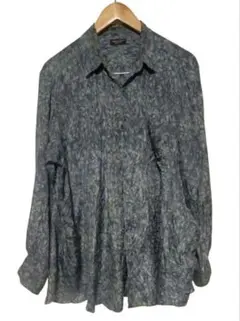 COMME des GARCONS HOMME PLUS総柄シャツシルク100%のサムネイル