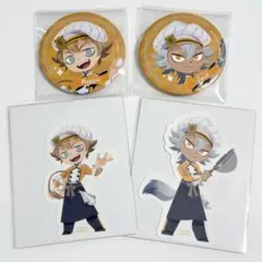 新品 ツイステ ラギー ジャック グリヒル マスシェフ 缶バッジ ステッカー