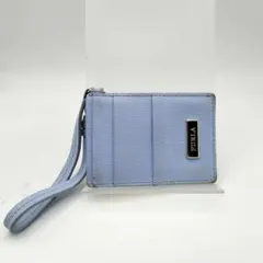 フルラ　カードケース　パスケース　財布　ブルー