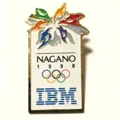 長野オリンピックのピンバッジ