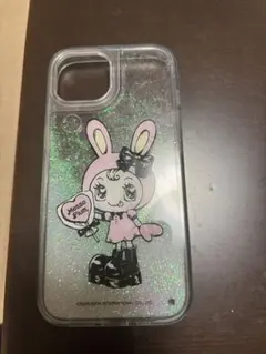 メゾピアノ　べリエちゃん　スマホケース iPhoneケース】 ウェーブフレームクリア Mezzo Piano HEART PATTERN