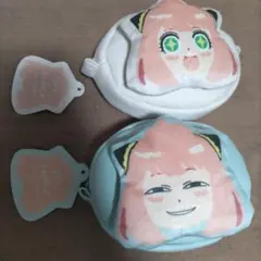 SPY x FAMILY お顔ポーチ 2色　3COINS　まとめ売り