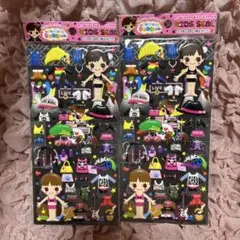 平成レトロ　クーリア　着せ替えシール2枚