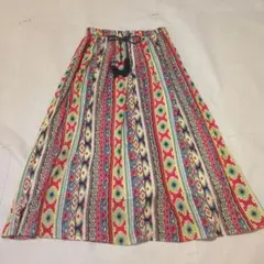 CUBE　SUGAR　キューブシュガー　フレアロングスカート　М 綿100%