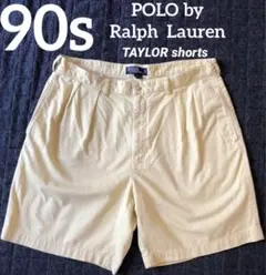90s ラルフローレン　ポロチノ　ショーツ　TYLER short ツータック